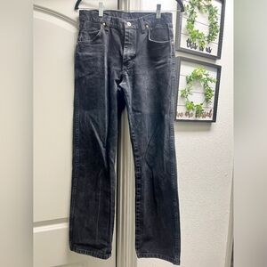 Wrangler Black Straight Jeans 16
